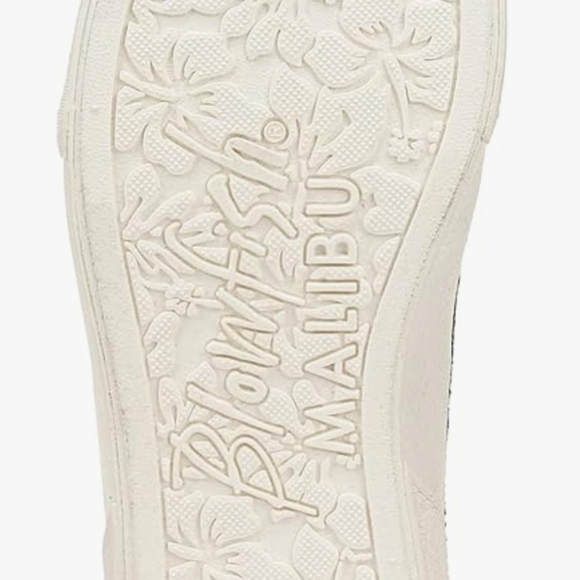 NWOT BLOWFISH MALIBU Walk On Distressed Sneakers Shoes Black Womens Size 10M - Picture 12 of 12